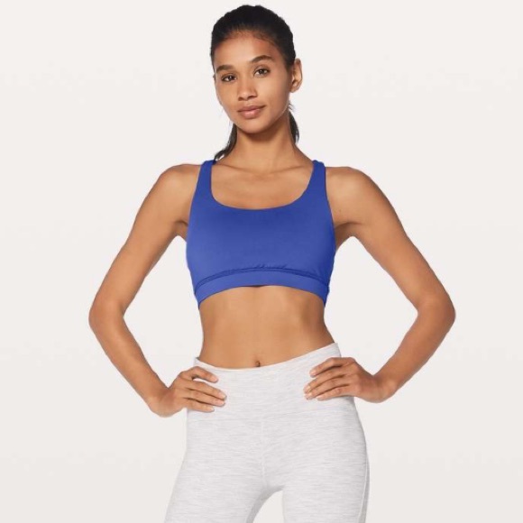 Lululemon Energy Bra Moroccan Blue - Picture 3 of 6